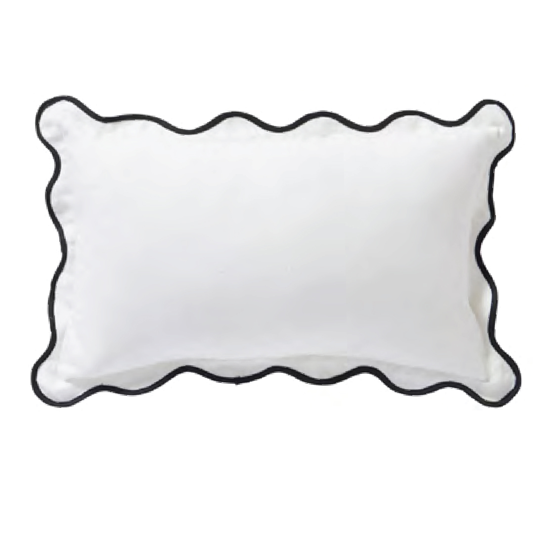 CODE_ LI237 LINEN SCALLOP BLANC 30x50 100_ Linen. Scallop Edging.